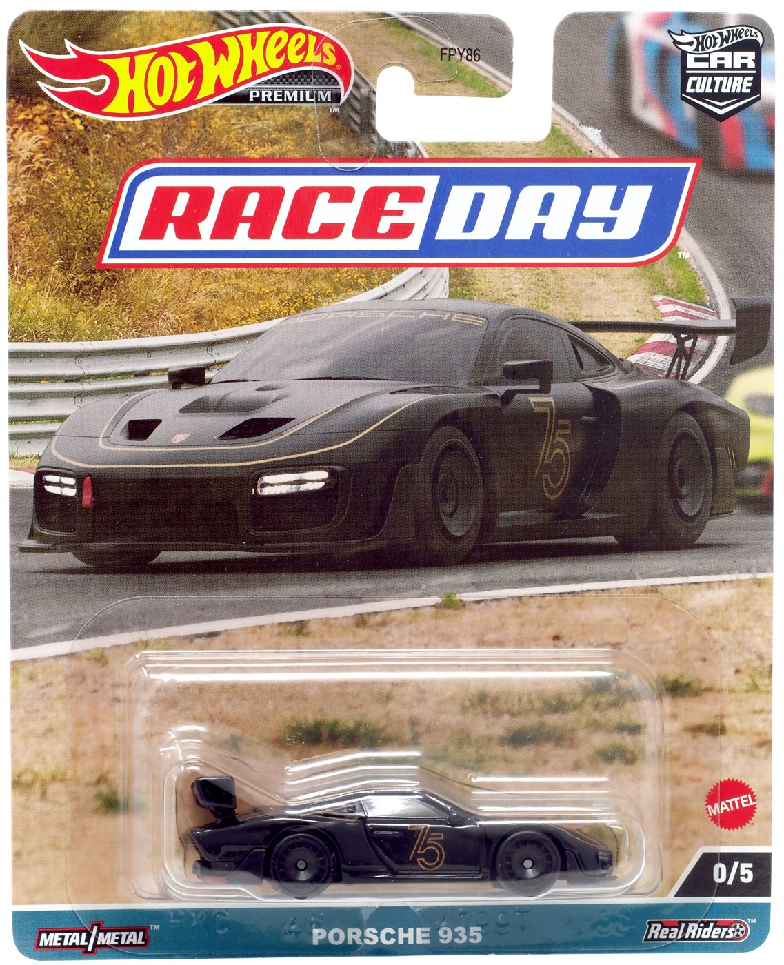 Hot Wheels Car Culture Race Day Porsche 935 Die Cast Car #0/5