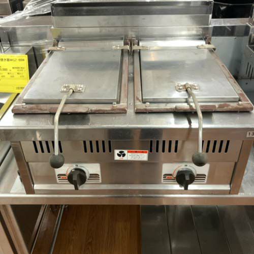 業務用/新品】【マルゼン】ガス餃子焼器 スタンダードシリーズ MGZ-046