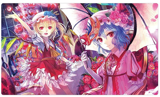 カーテン魂より『東方Project』藤ちょこ先生 描き下ろしラバーマット