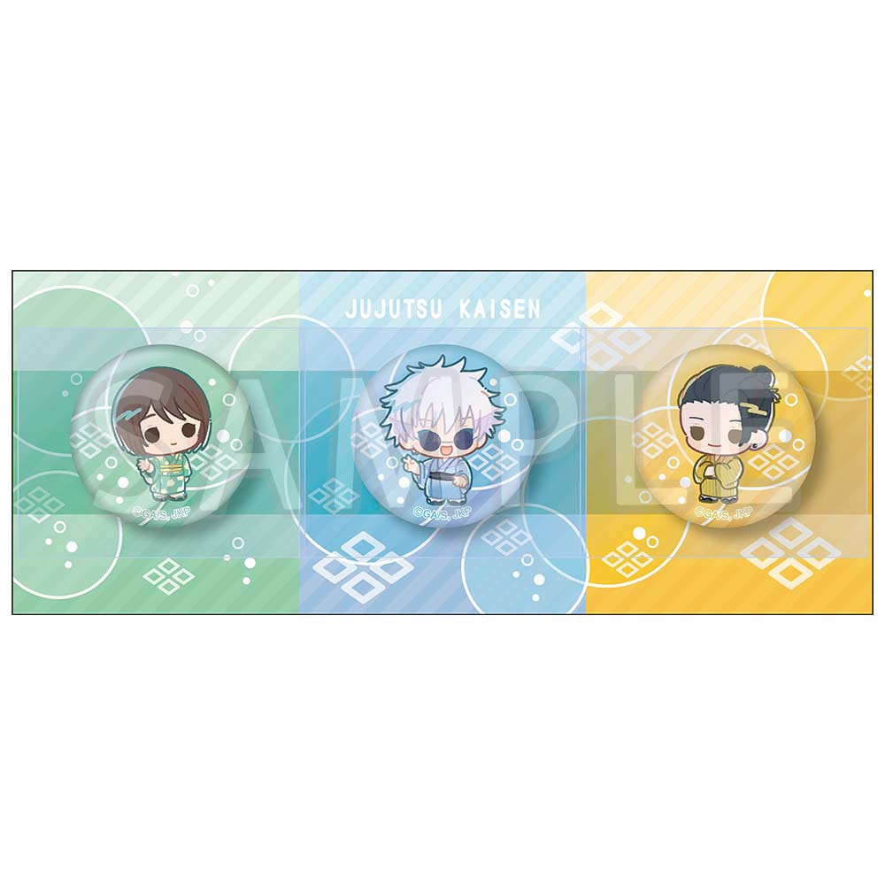 公式オンラインストア呪術廻戦 懐玉・玉折 ミニ缶バッジセット 浴衣Ver