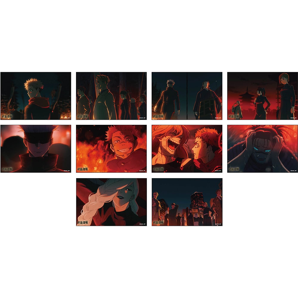 呪術廻戦展 渋谷事変 缶バッジ クリアカード アクリルキーホルダー