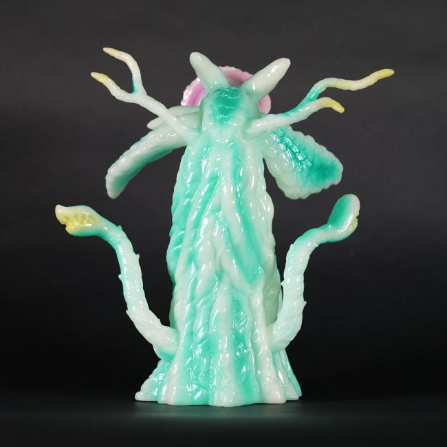 マルサン ビオランテ 花獣 450 蓄光無彩色 ゴジラ ソフビ 未開封 公式