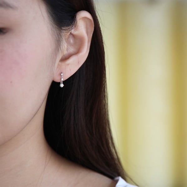 よっしー エテ ビーンズピアス プラチナムカラー ビーンズ ピアス