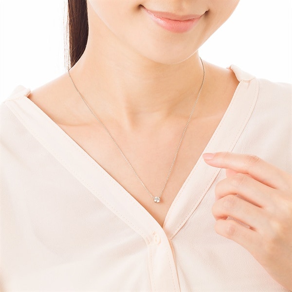 プラチナ ダイヤモンドネックレス 0.4ct | 111823125009 | 【公式】4