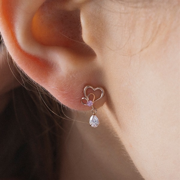 K10ピンクゴールド ピアス | 111216153115 | 【公式】4℃ジュエリー