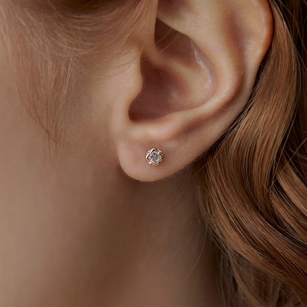 K10イエローゴールド ピアス | 112046153014 | 【公式】4℃ジュエリー