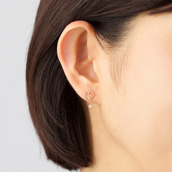 K10ピンクゴールド ピアス | 151646153102 | 【公式】Canal4℃ (カナル