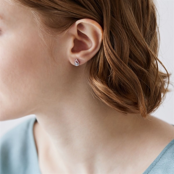 K10ホワイトゴールド ピアス | 151646253203 | 【公式】Canal4