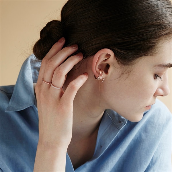 K10ピンクゴールド ピアス | 151936153102 | 【公式】Canal4℃ (カナル