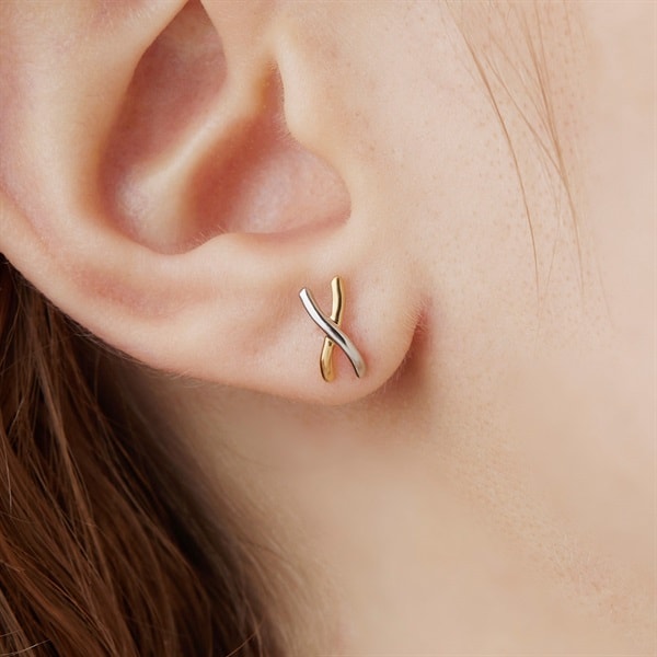 よっしー エテ ビーンズピアス プラチナムカラー ビーンズ ピアス