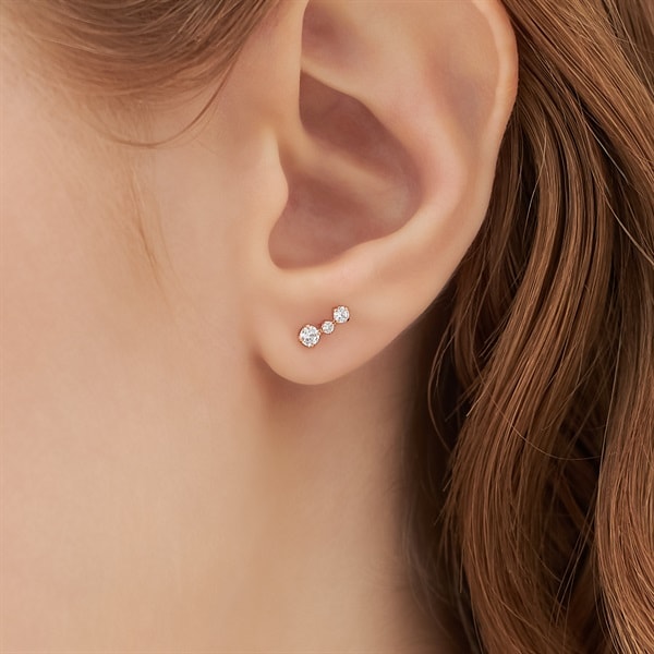 K10ピンクゴールド ピアス | 152526653101 | 【公式】Canal4℃ (カナル