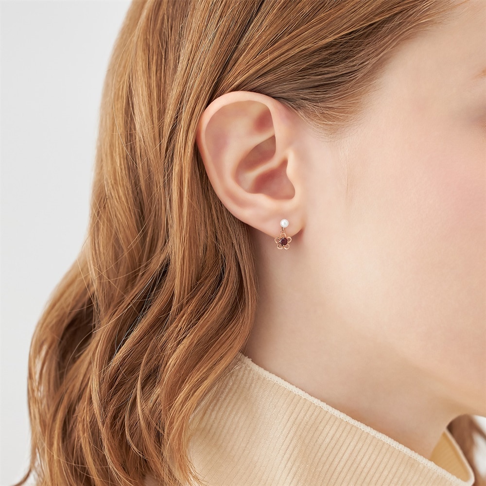 K10ピンクゴールド ピアス | 152546253104 | 【公式】Canal4℃ (カナル