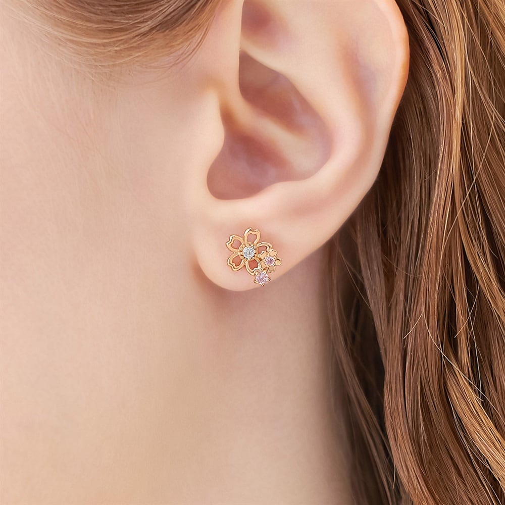 K10ピンクゴールド ピアス | 152616253101 | 【公式】Canal4℃ (カナル