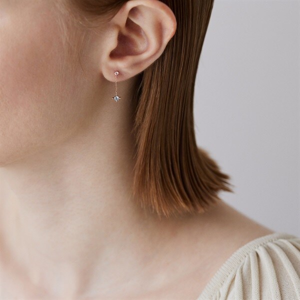 152316053103 | K10ピンクゴールド ピアス | 【公式】Canal4℃ (カナル