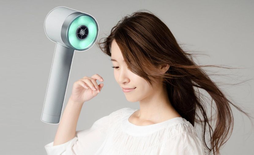 ドライヤーがついにコードレス化!光の熱エネルギーで乾かす「Zuvi Halo