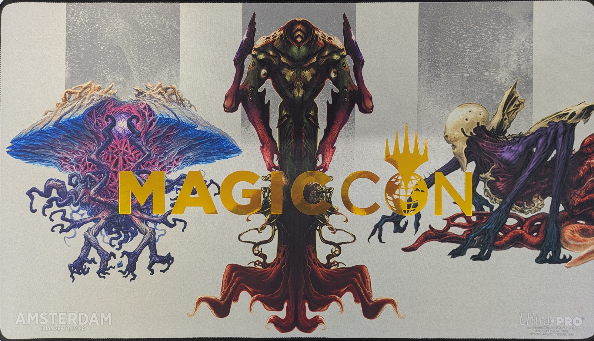 未使用】MTG 銀のゴーレム、カーン プレイマット ウルトラプロ 公式