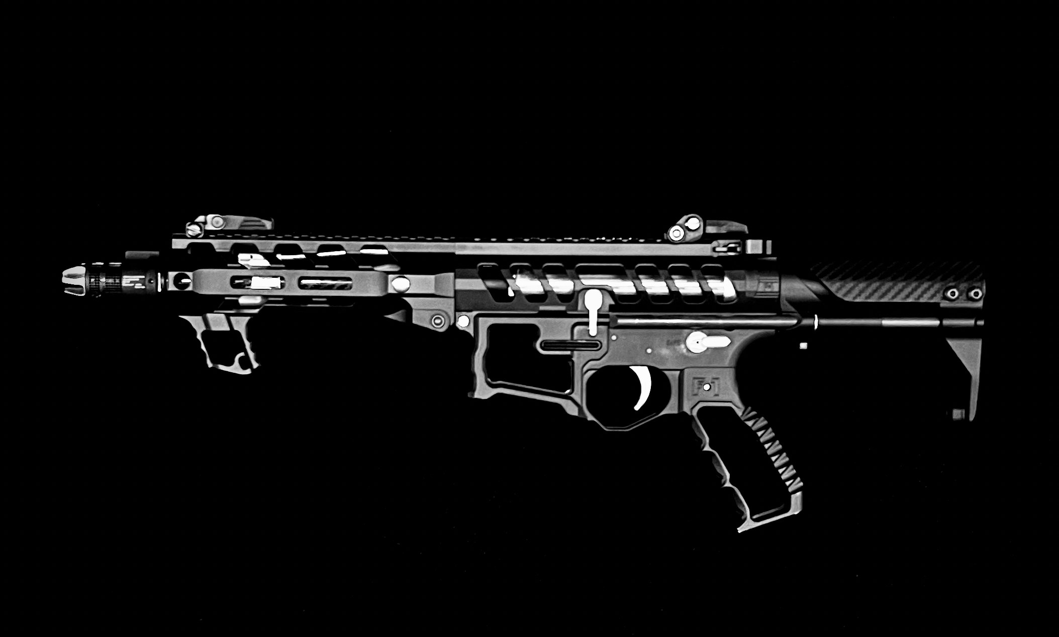 実物ハンドガードF1 FIREARMS 検PTW トレポンmws vfc ghk