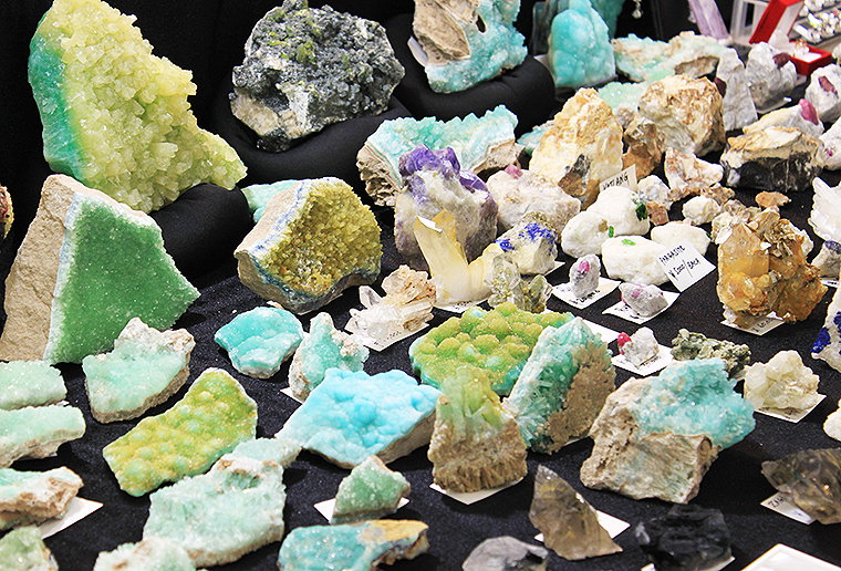 鉱物 化石 天然石の大展示即売会「東京ミネラルショー」12/10〜13 池袋