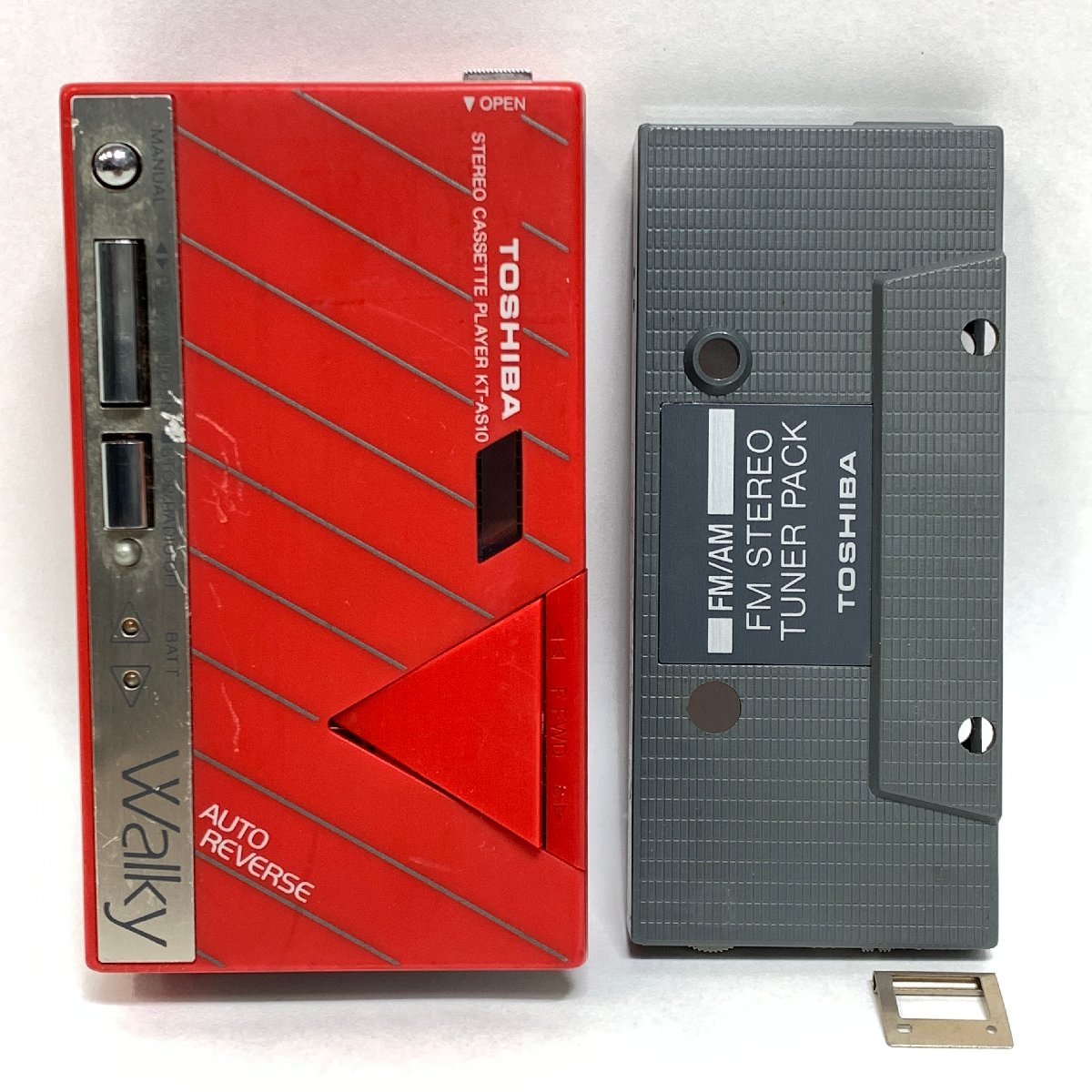 ジャンク品】東芝Walky KT-AS10カセットプレーヤー 東芝 ポータブル