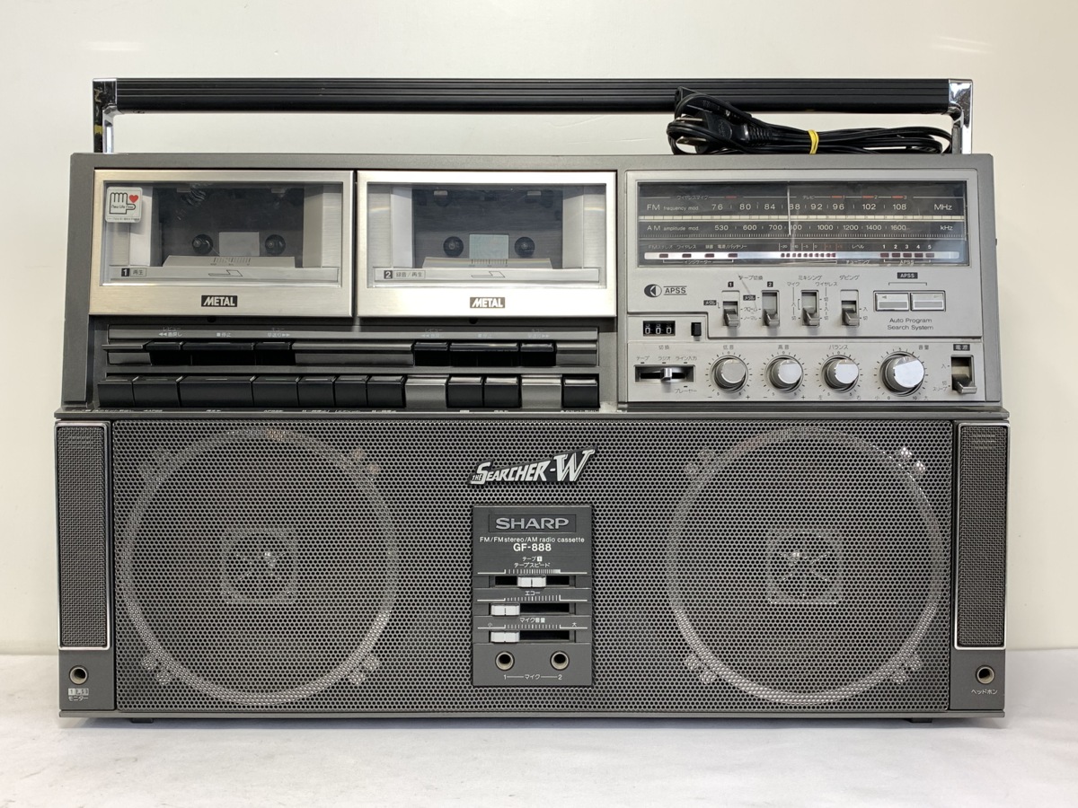 希少！ メタルテープ対応 SHARP THEサーチャーGF-8B 希少！ メタル
