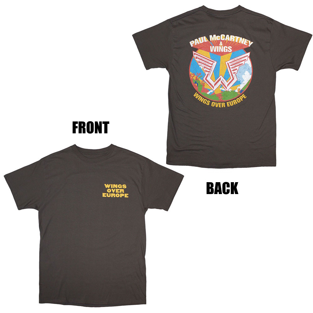 Paul McCartney & Wings】ロックTシャツ メンズ バンドTシャツ メンズ