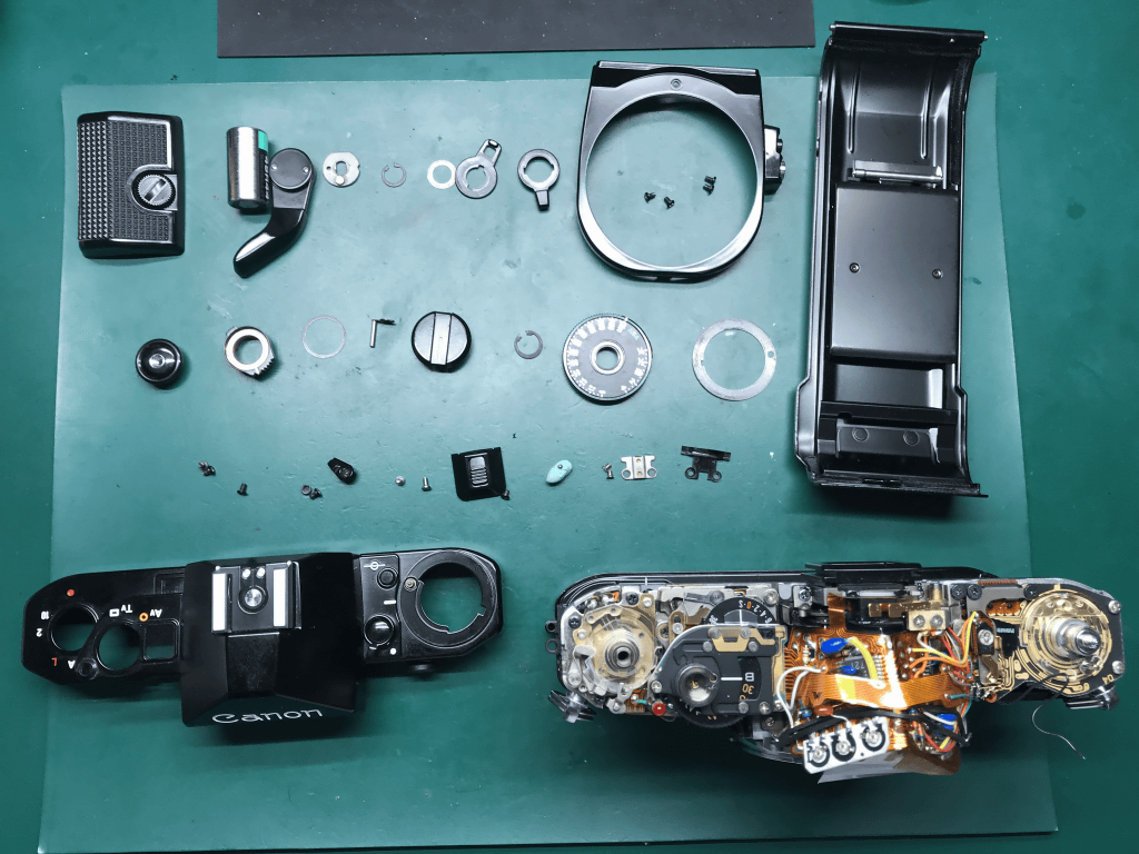 Canon A-1のフィルムカメラ修理 | 東京カメラリペア