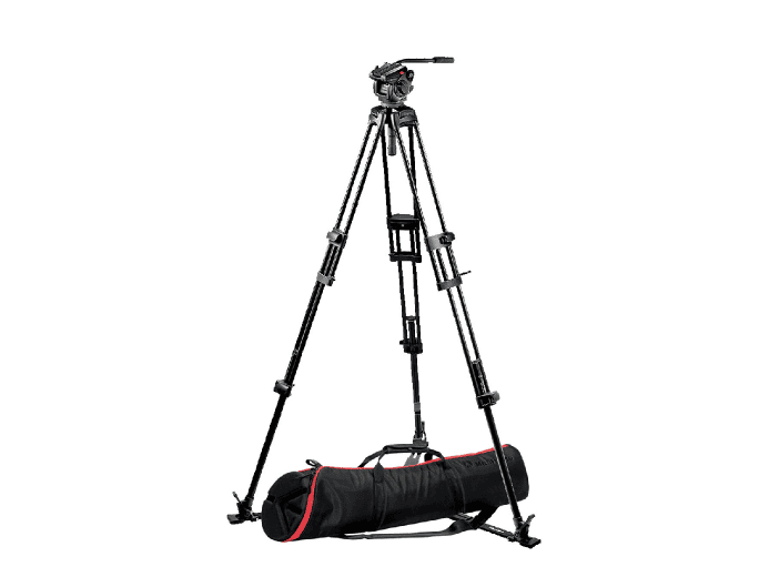 レンタル]Manfrotto 504HD（雲台）+Manfrotto 546GB（三脚）セット