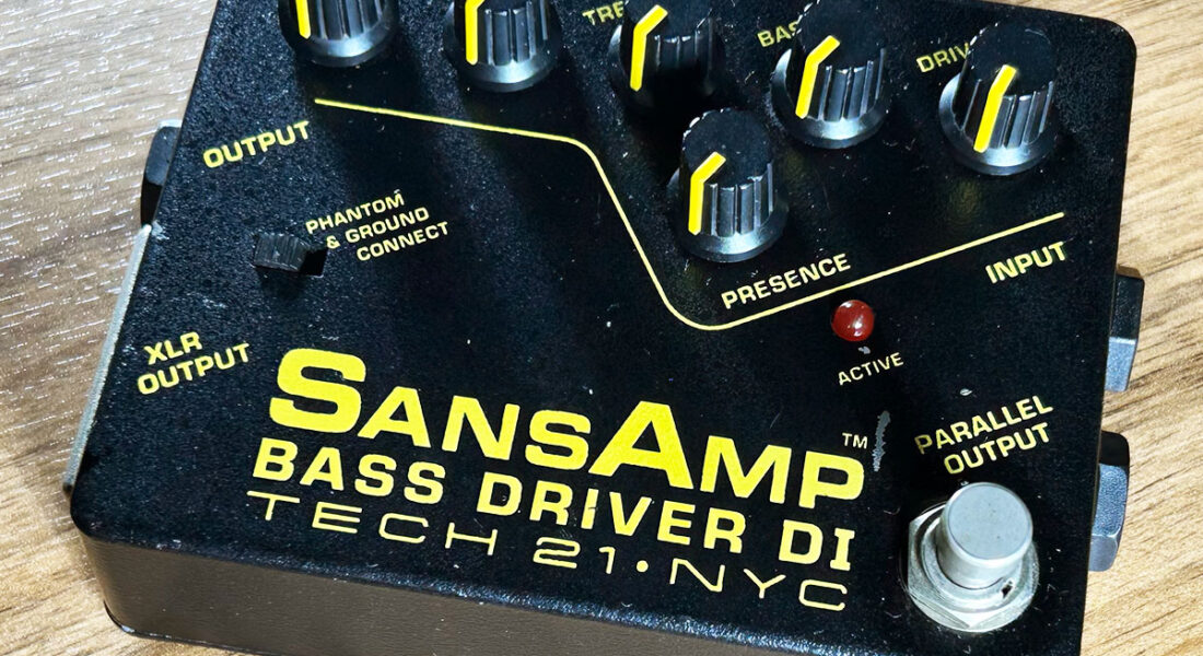 TECH21 SANSAMP BASS DRIVER DI V1 初期型 修理 - TOKYO EFFECTOR