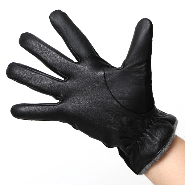 東京ヒマワリ / KURODA(クロダ) ヤギ革 カシミヤ50％裏地 スマホ操作