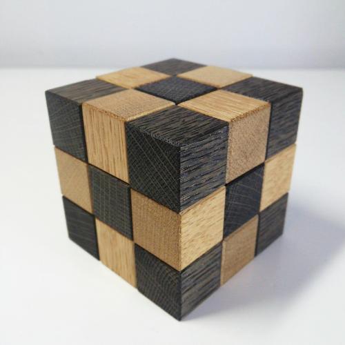 安兵衛」亀井明夫作 からくり細工/組木 ダイスパズル｜中野区野方の