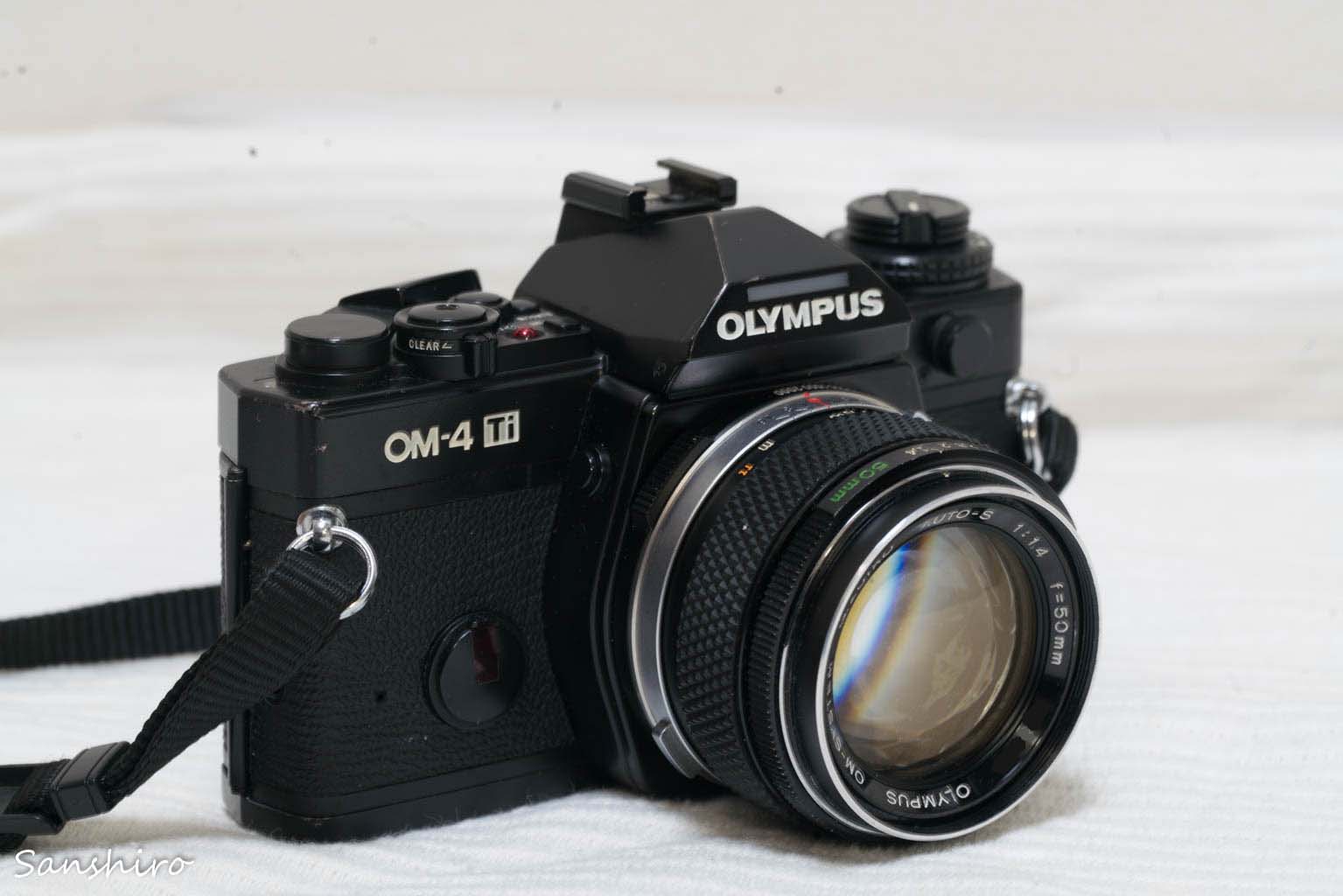 Olympus OM-4 Ti チタンボディ 一眼レフフィルムカメラ オリンパス OM