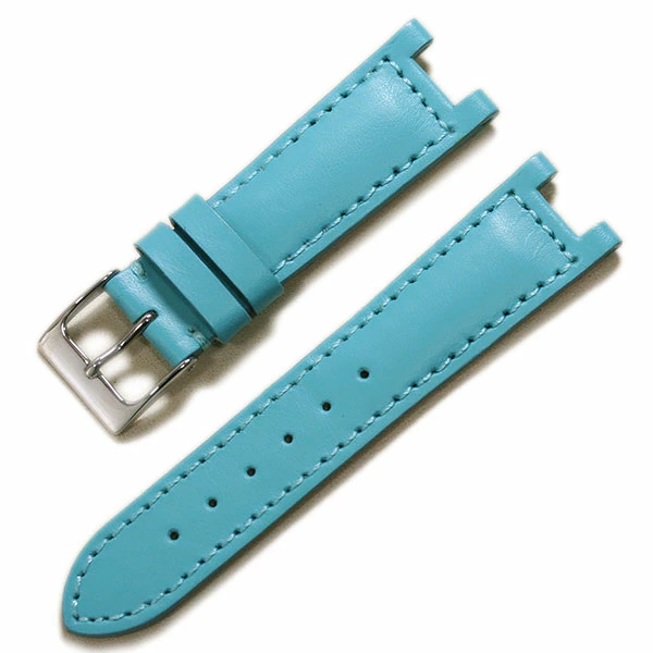 Cartier Pasha用 モレラートレザーベルト 水色 20mm パシャ用 Cartier