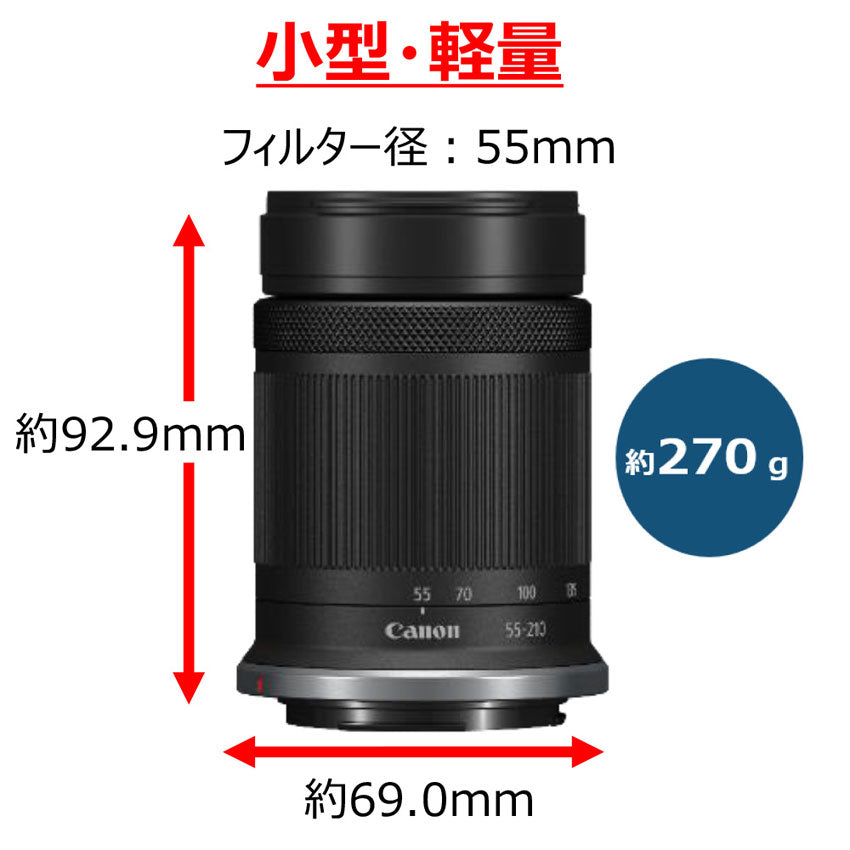 キヤノン RF-S 55-210mm F5-7.1 IS STM – トキワカメラ