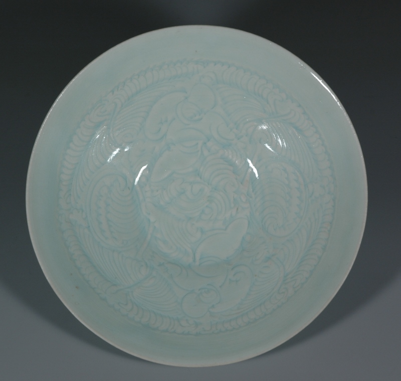 唐物 哥窯稜花盤 中国美術 古玩 SH22 唐物 中国美術 哥