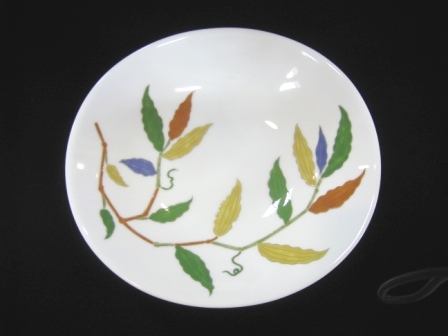 深川製磁 採り草 楕円平鉢 - 土岐陶器本店