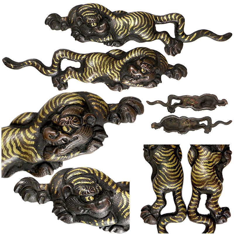 〇 蕪図 二所物・小柄・目貫・刀装具・刀剣・小道具（65） 日本刀の