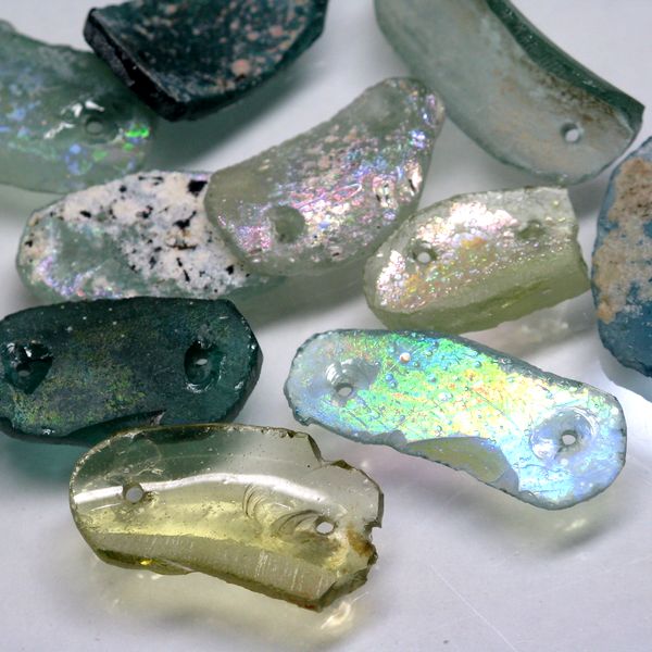 注文 紀元前後 銀化ローマングラスアイビーズ ローマンアイビーズ 銀化