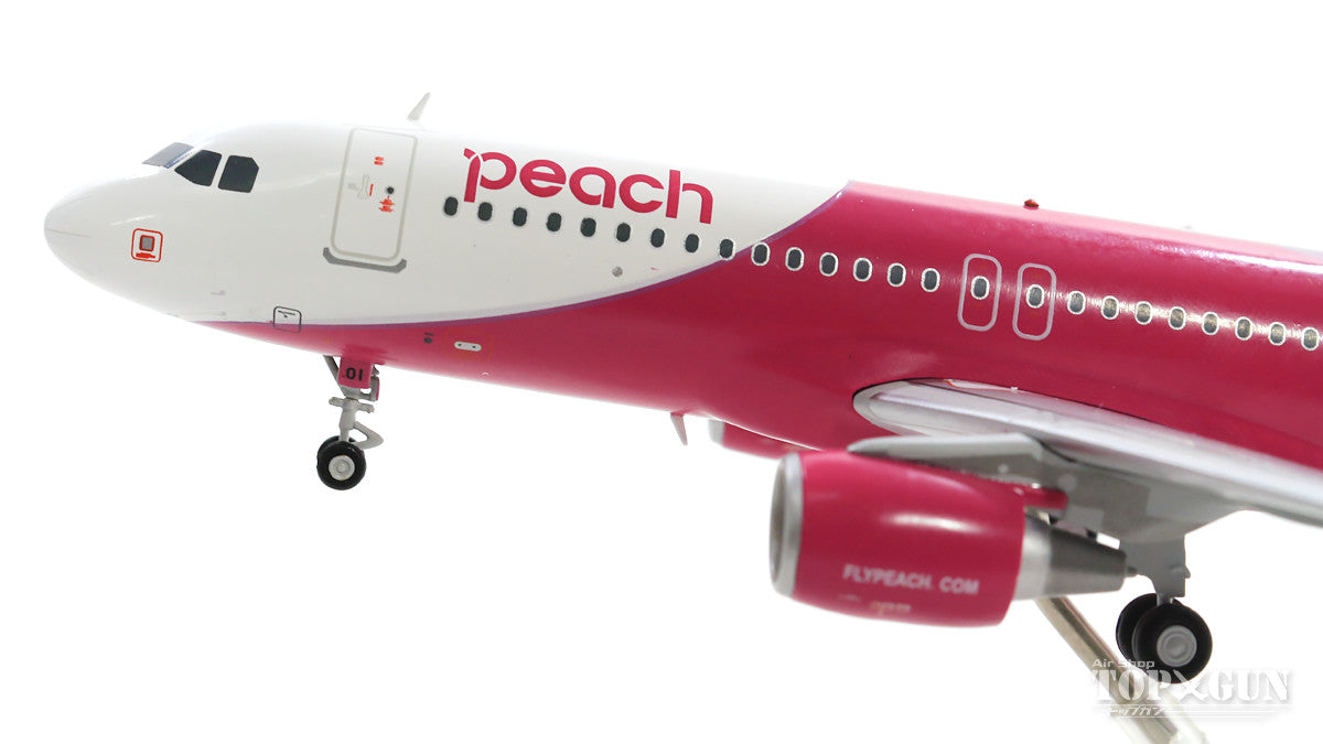 Gemini200 A320 Peach Aviation JA801P 1號（含支架）1/200 *金屬製成