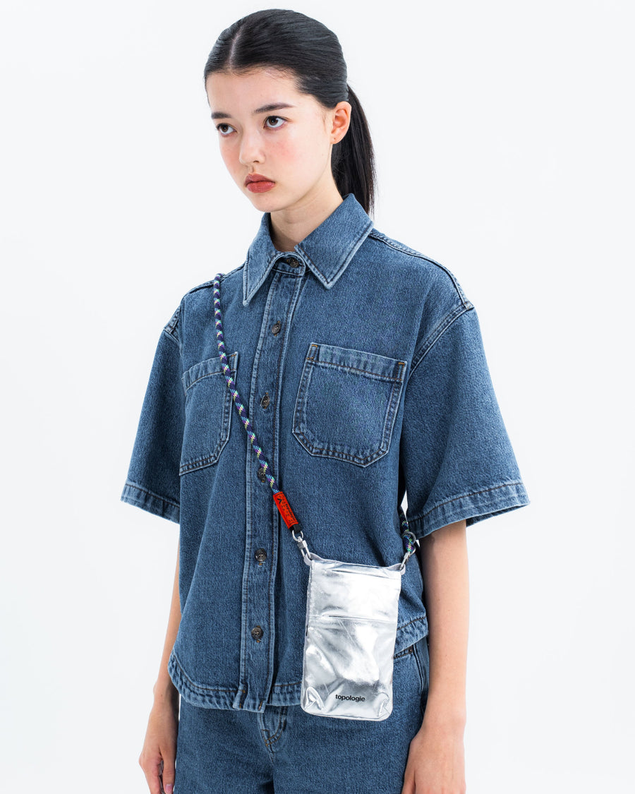 坂上】トポロジー 美品 ストラップ10mm フォンサコッシュ付き 坂上