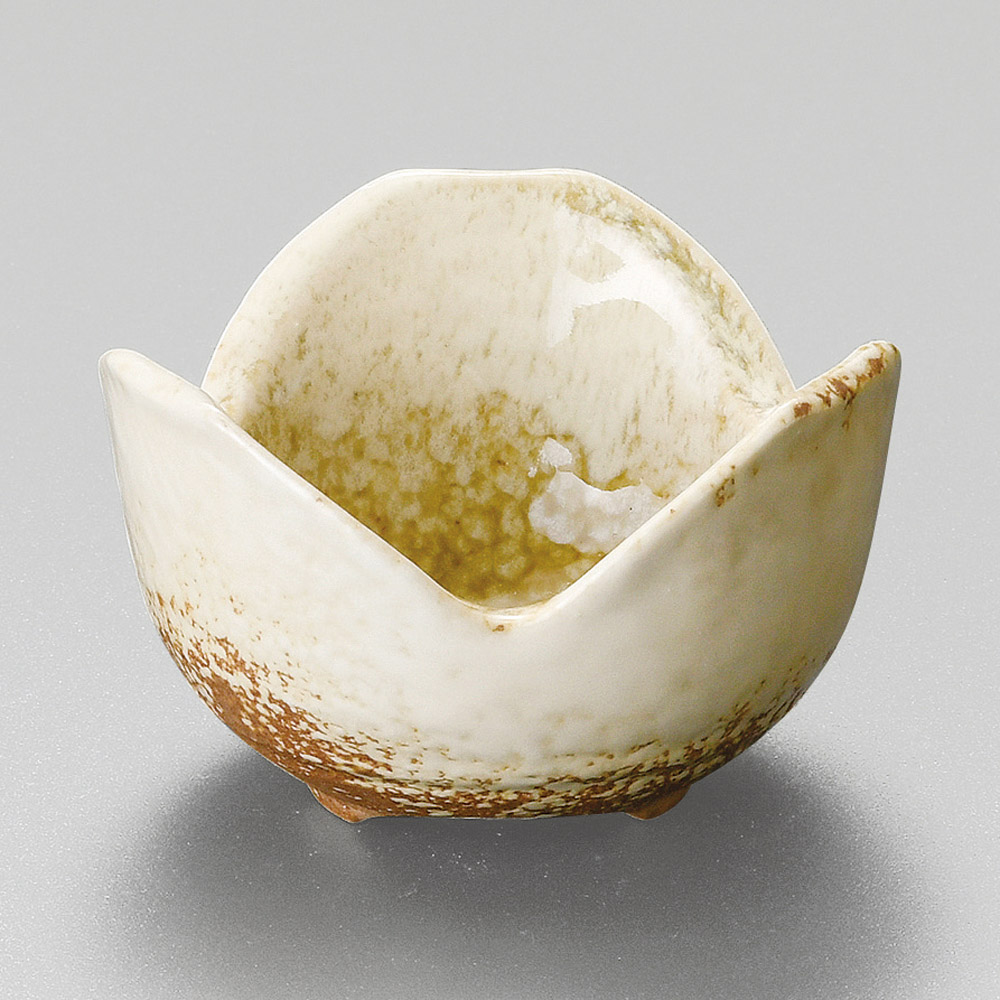 黄彩三山小鉢(小) 品番:09519-061 | 陶里(TORI)-業務用食器カタログ