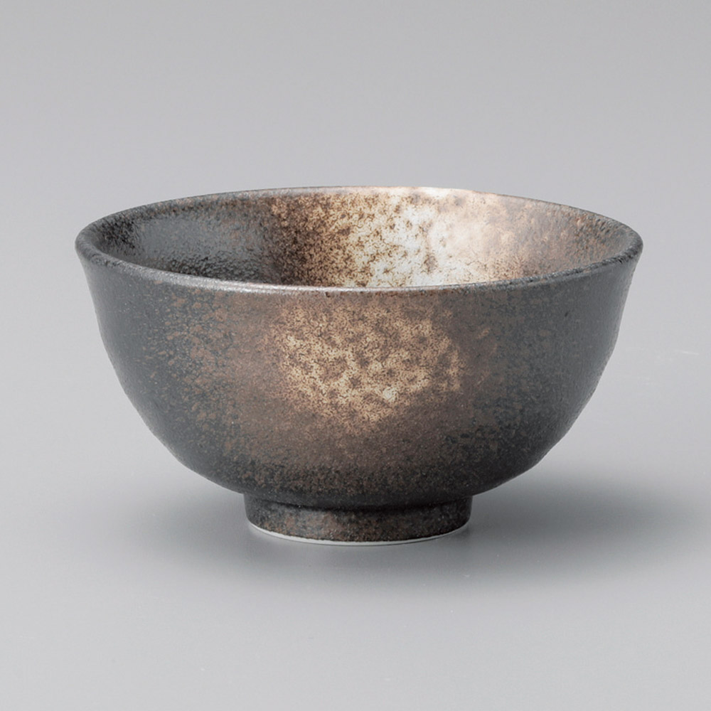 黒備前茶碗 品番:65102-361 | 陶里(TORI)-業務用食器カタログ