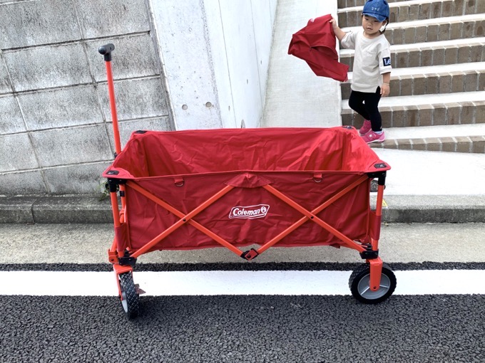 Coleman OUTDOOR WAGON 赤 新品○コールマン アウトドアワゴン○レッド