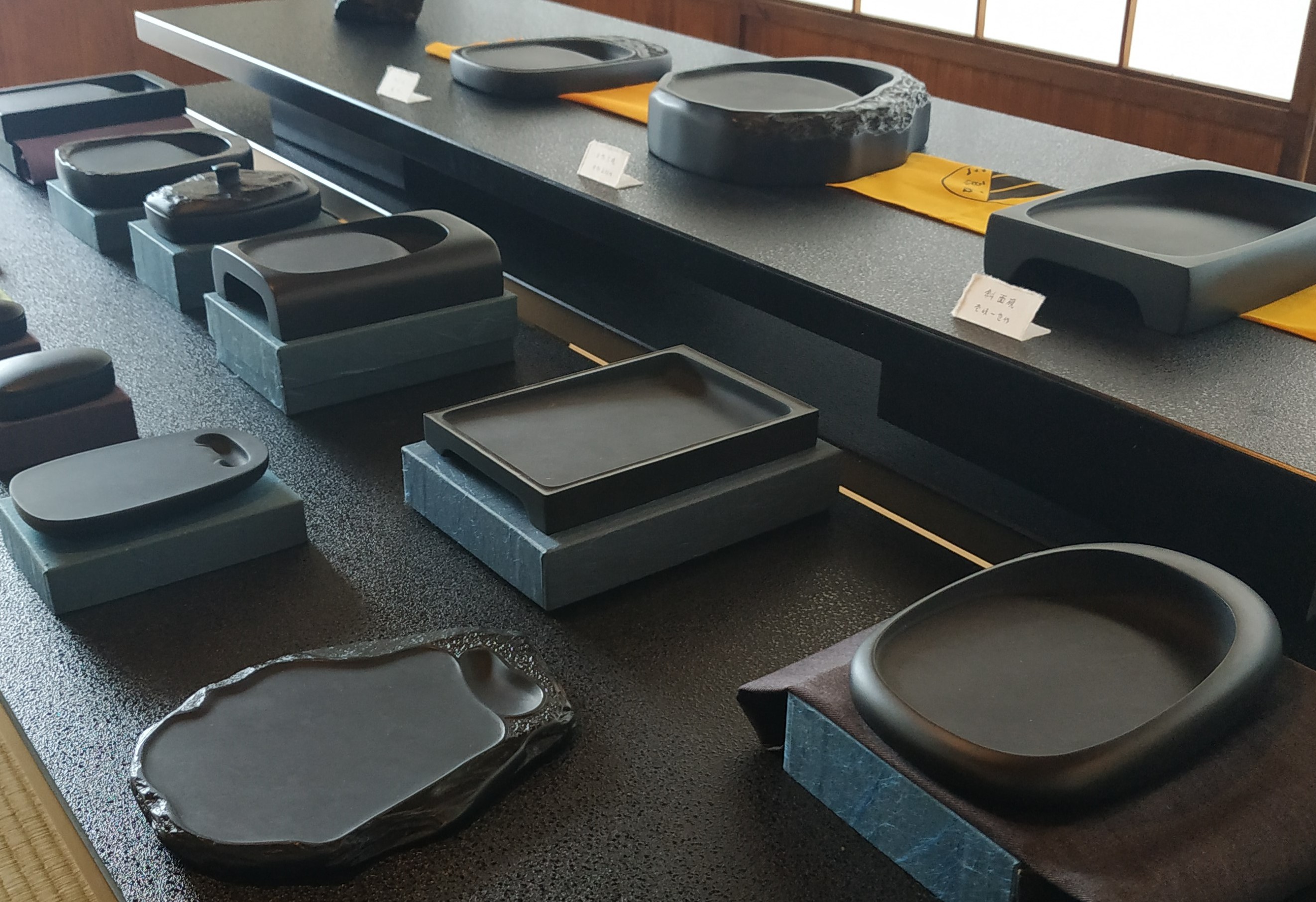 土佐三原産 硯石 土佐硯 土佐の伝統工芸品『土佐硯』 ふち加工なし