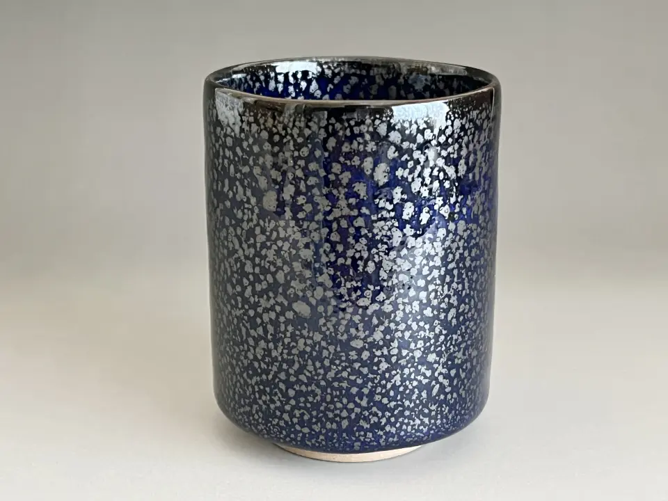 鎌田幸二 油滴 湯呑 天目釉 湯碗 | 陶酔庵 -tousuian-