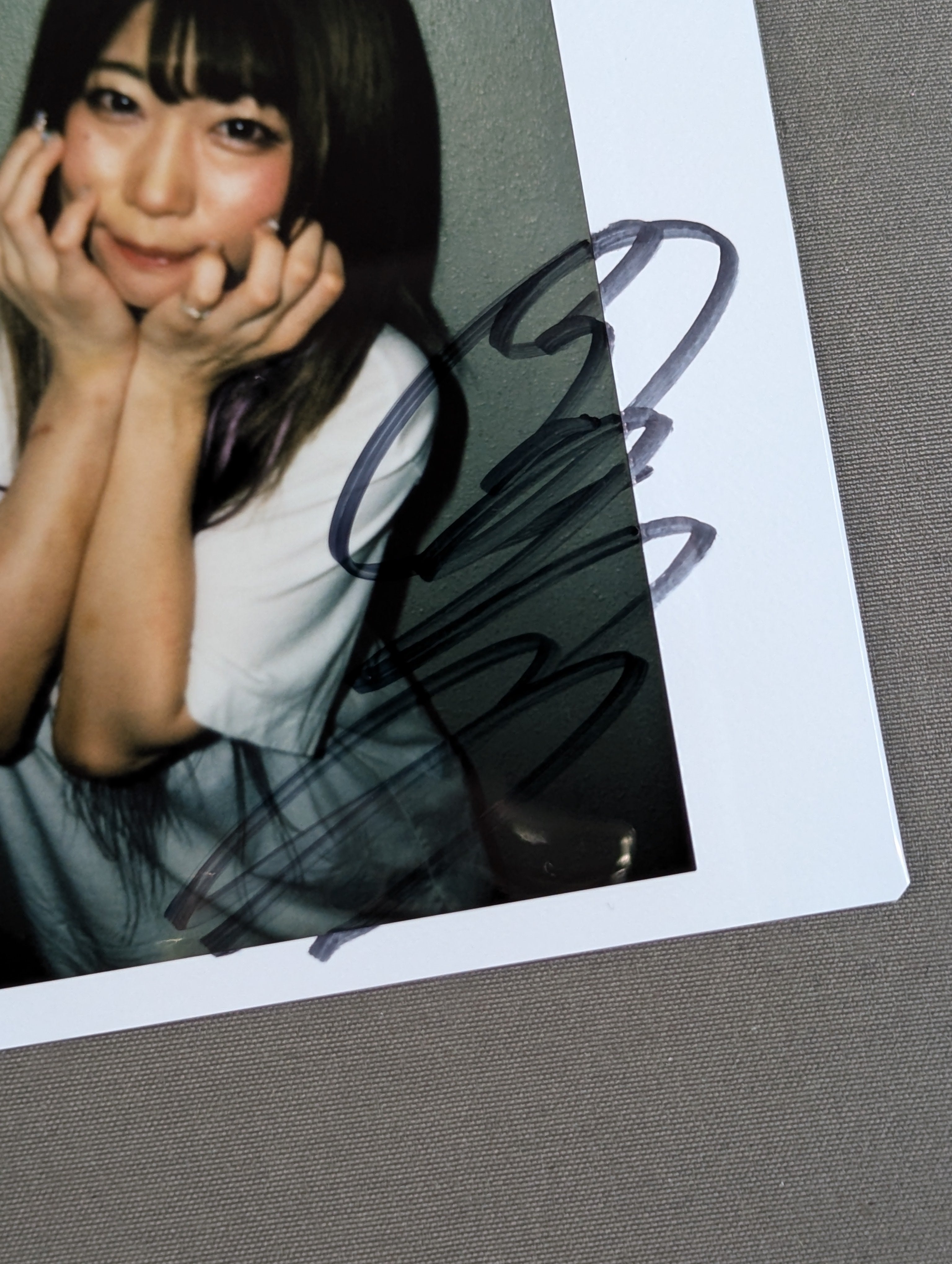 &TEAM K トレカ チェキ ラキドロ 直筆サイン入りチェキ 当選 （月狼