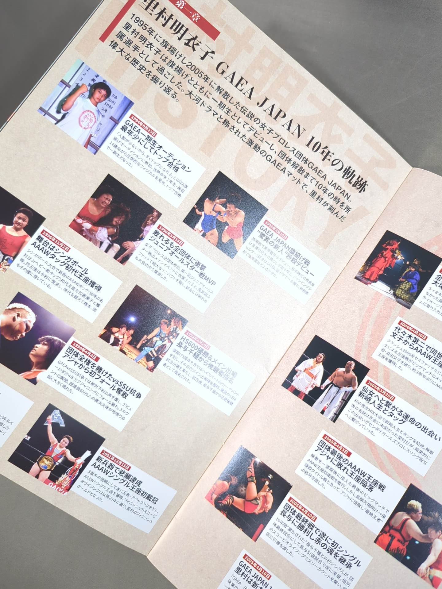 4/29 里村明衣子引退試合 全4選手 ポートレート4枚組 直筆サイン 日付