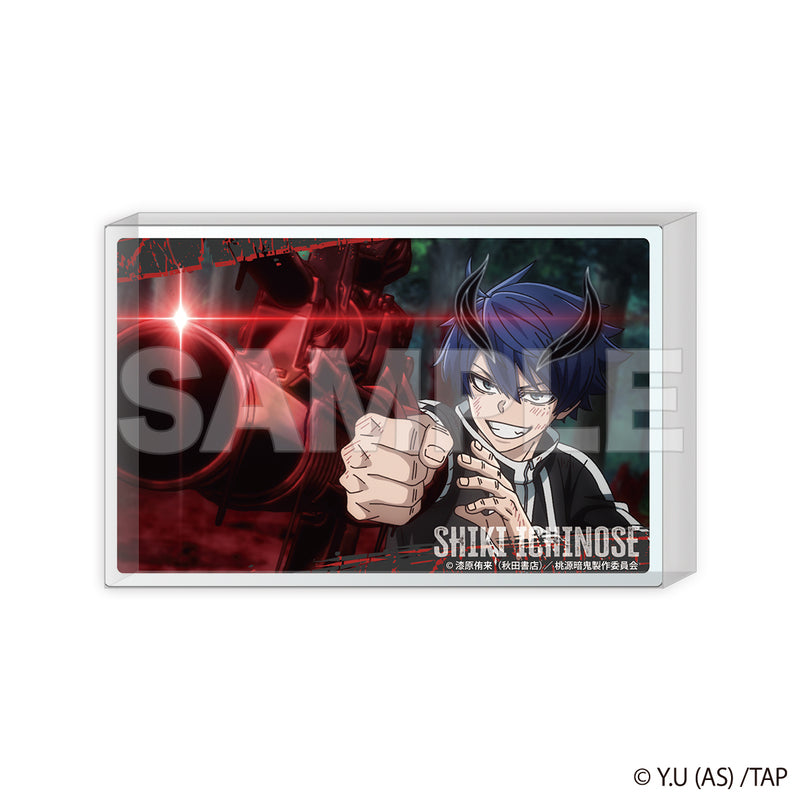 桃寺神門 桃源暗鬼 メモリーブロック アクリルブロック 原作絵 受注 桃