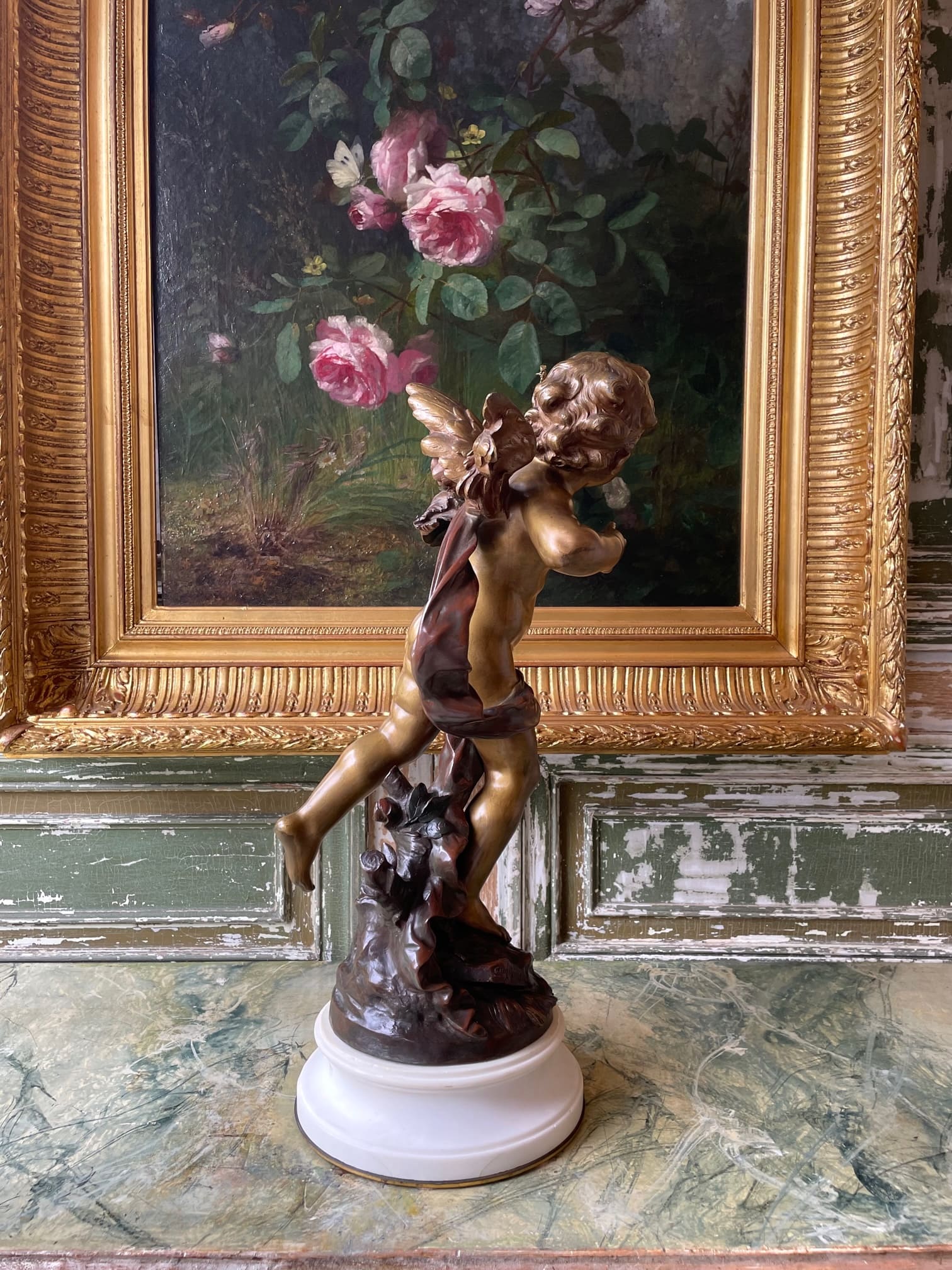 オーギュスト・モロー『La 1ère flèche 』ブロンズスタチュー hpt473