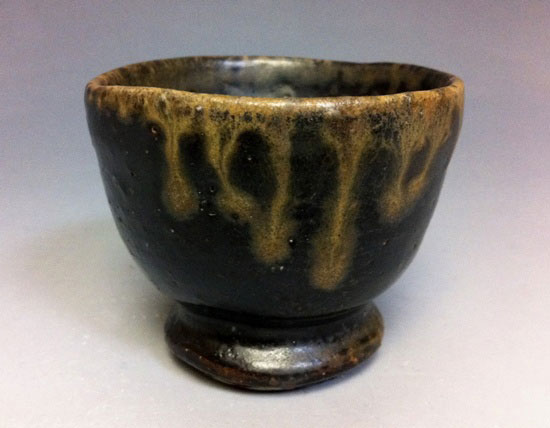 森陶岳 作 黒備前ぐい呑 – THA BIZEN BOUZ