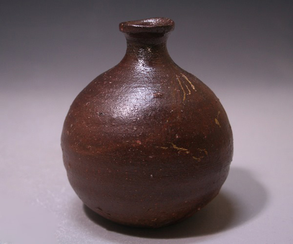 藤原 建 作 「備前小徳利」 ～備前焼専門卸小売店 川口陶楽苑～